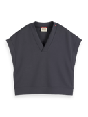 Scotch & Soda V-neck sleeveless modal sweatshirt MDL-CRP