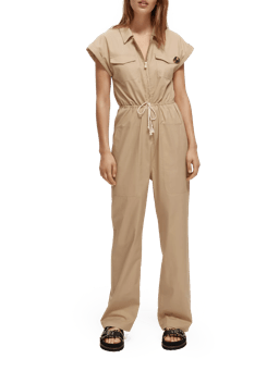 Scotch & Soda Military jumpsuit in organic cotton NHD-FNT