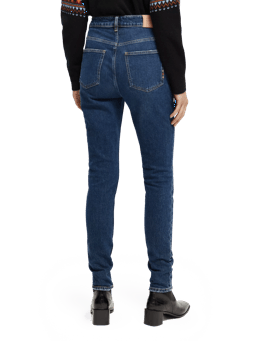 Scotch & Soda The Line high-rise skinny fit jeans NHD-BCK