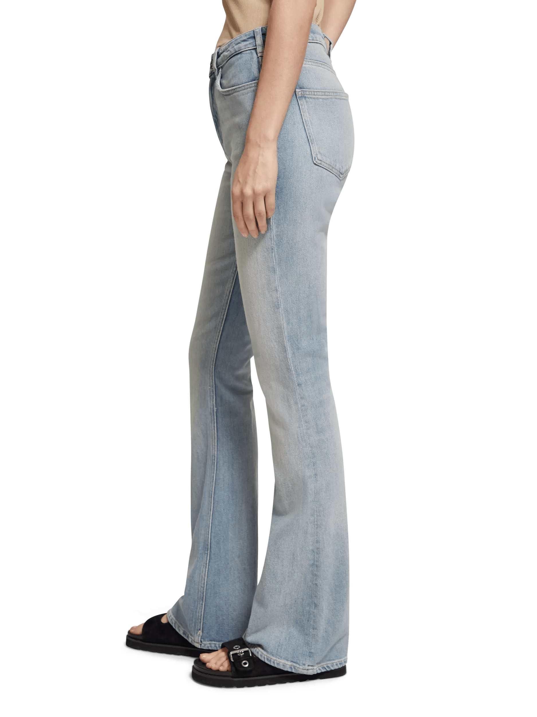 Scotch & Soda The Charm high-rise flared jeans FIT-SDE