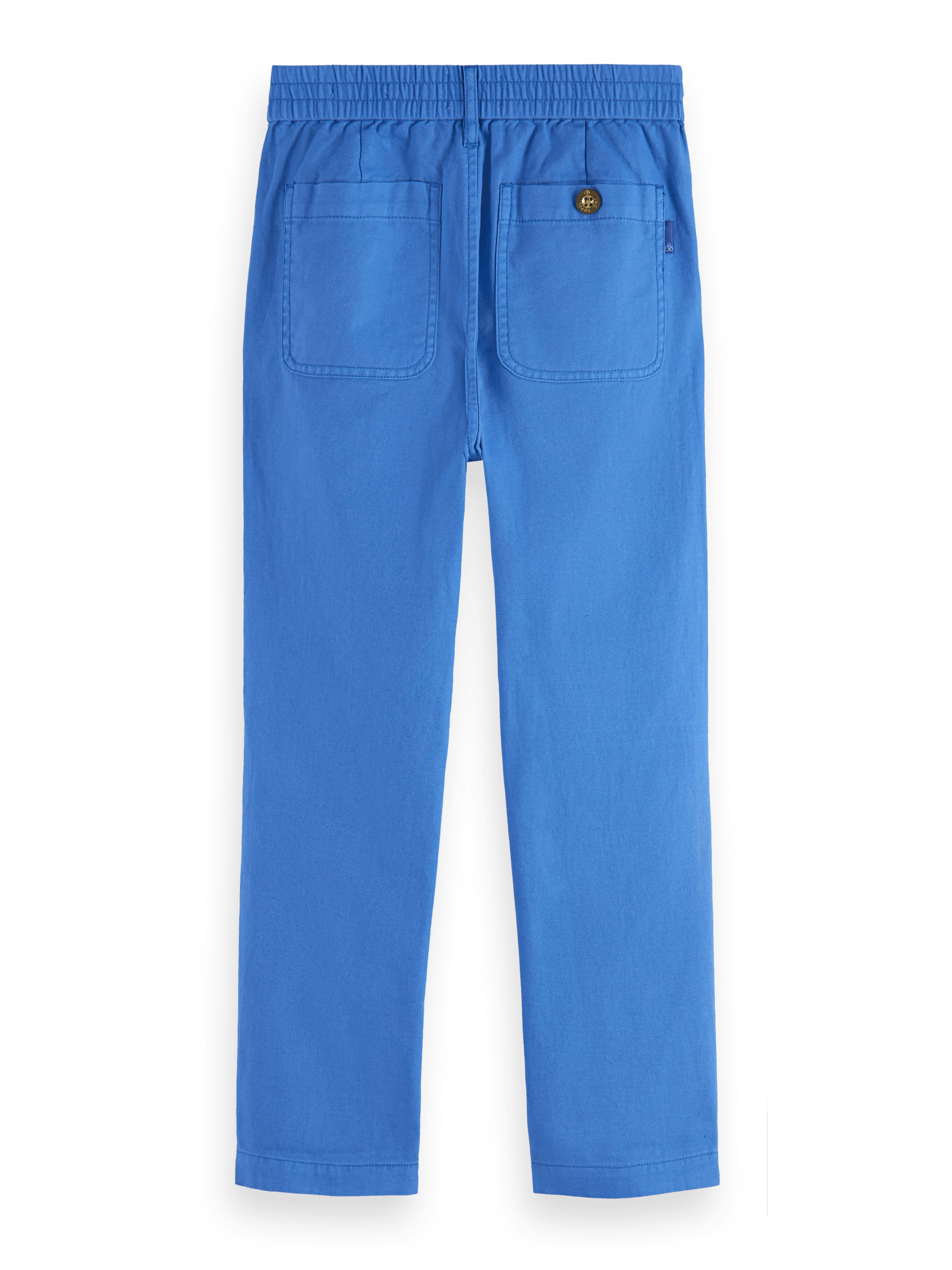 Scotch & Soda Loose tapered-fit cotton & linen trousers BCK
