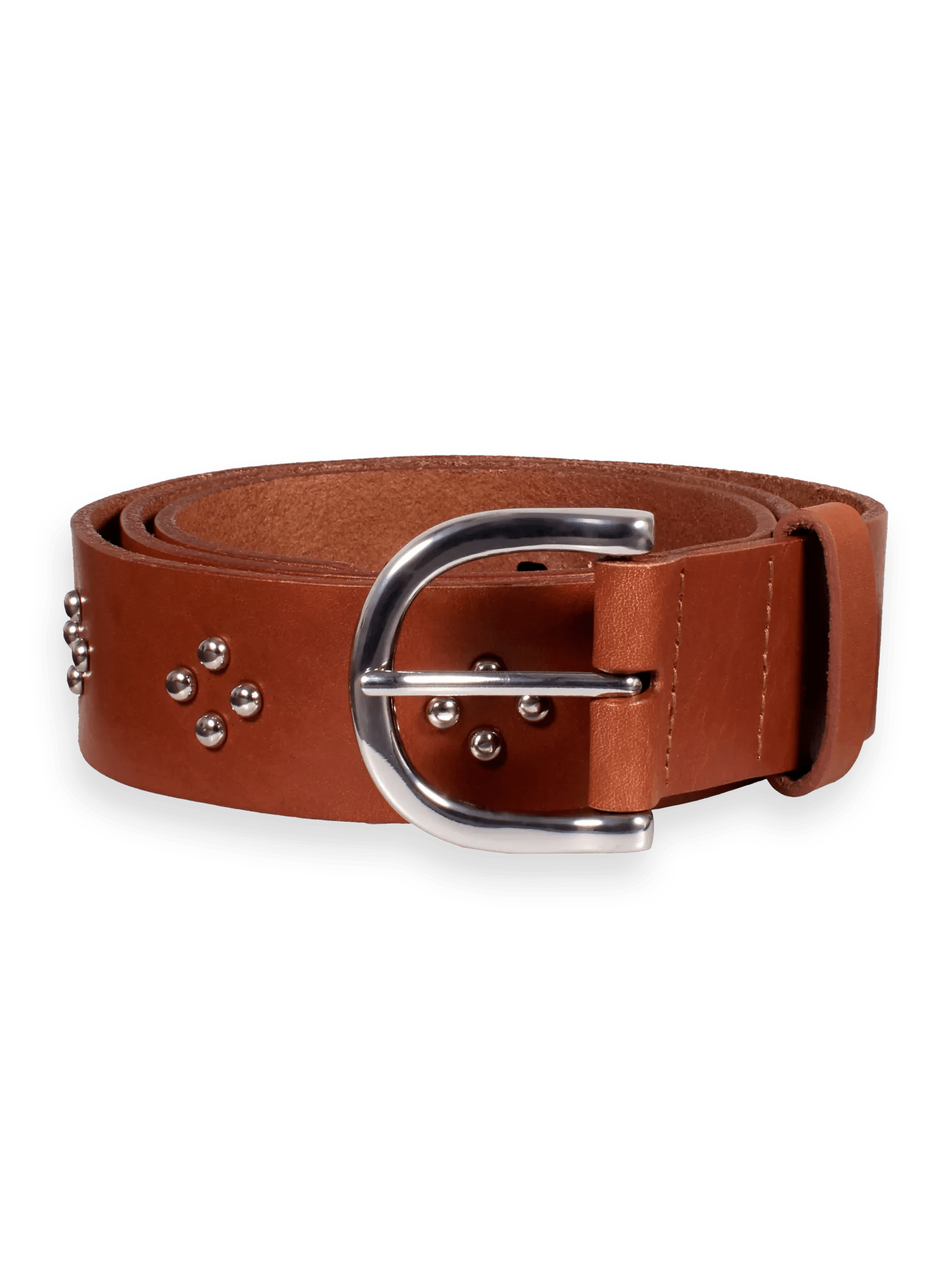 Scotch & Soda Studded leather belt FNT