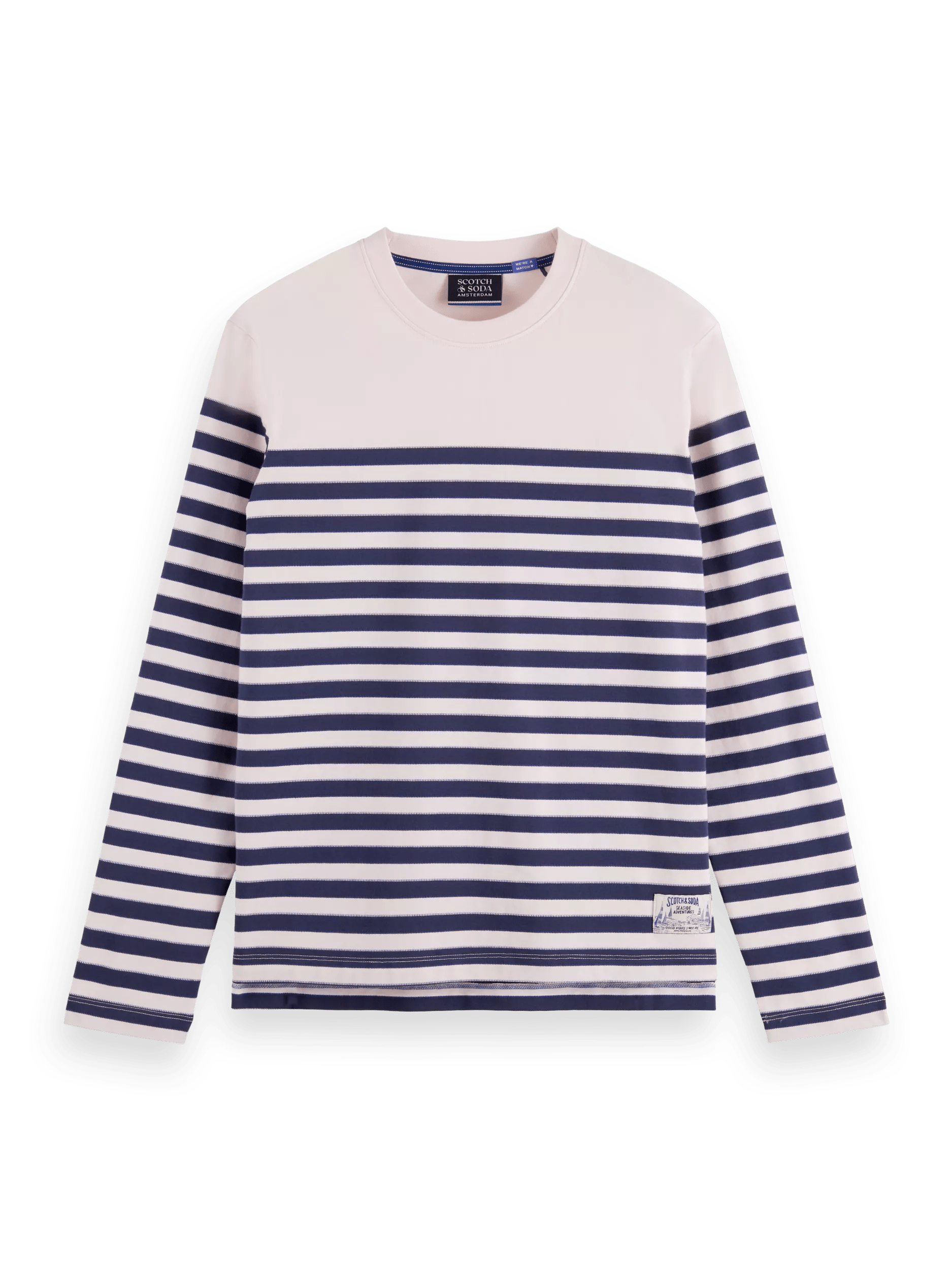 Scotch & Soda Breton stripe long-sleeved T-shirt FNT