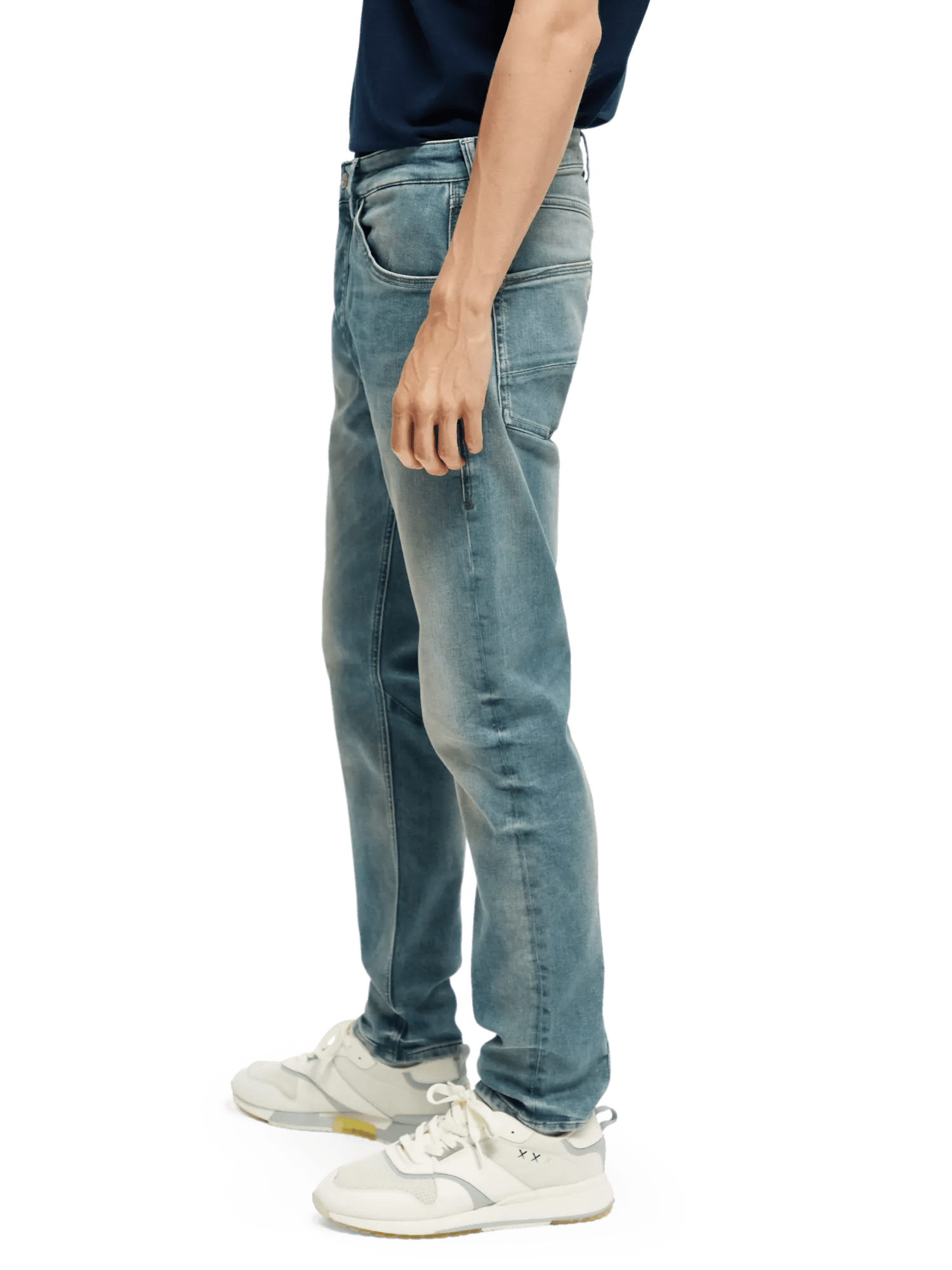 Scotch & Soda The Singel Slim Tapered Fit Jeans – Faded Blue NHD-SDE