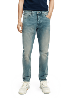 Scotch & Soda The Singel Slim Tapered Fit Jeans – Faded Blue NHD-CRP