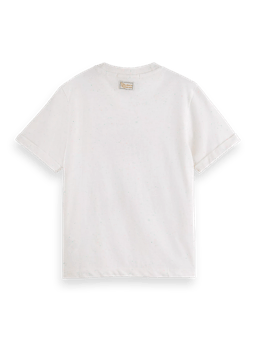 Scotch & Soda Relaxed-fit cotton nep T-shirt BCK