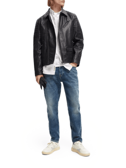 Scotch & Soda The Drop Jeans im Regular Tapered Fit aus Bio-Baumwolle NHD-FNT