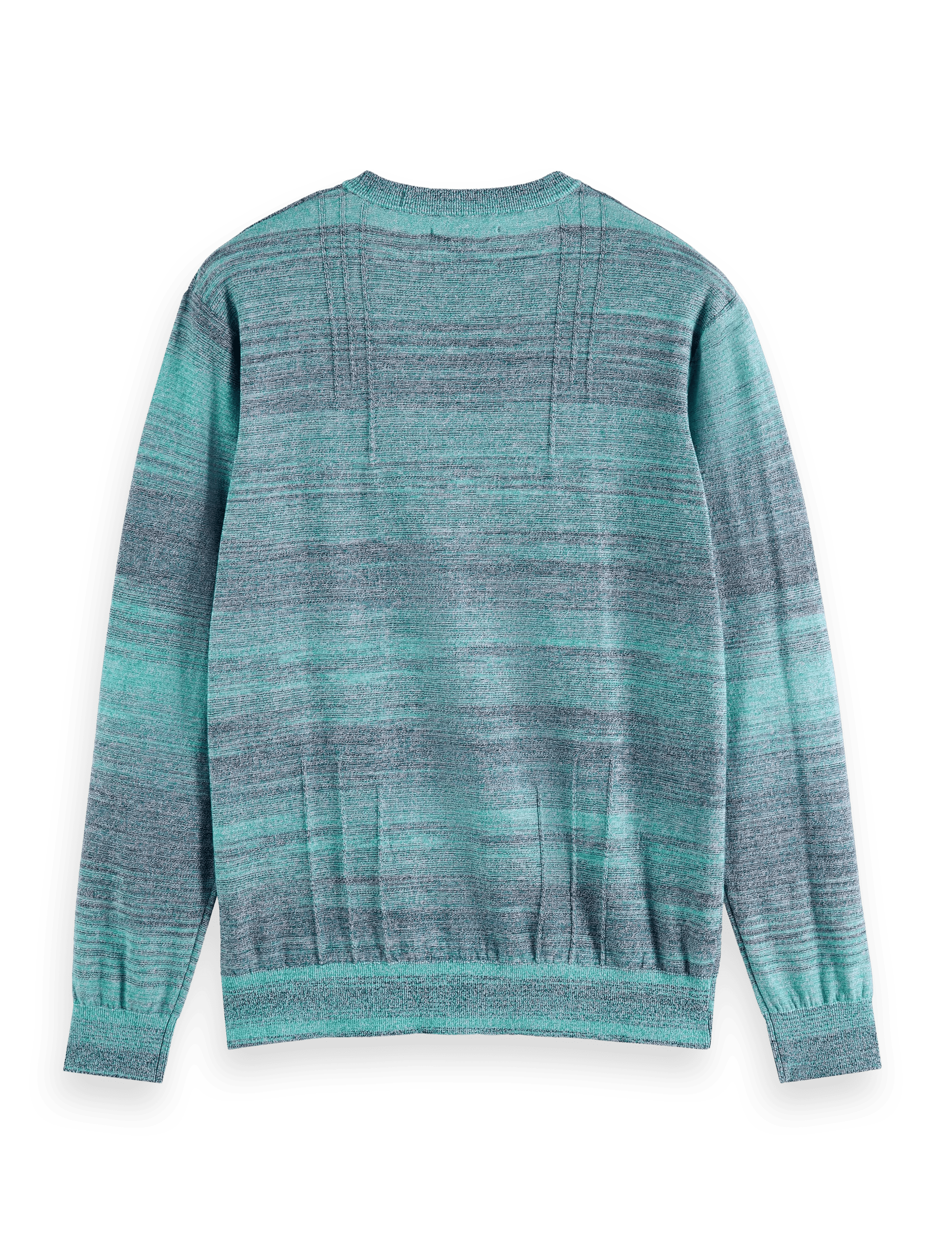 Scotch & Soda Gradient crewneck sweater with reverse details BCK