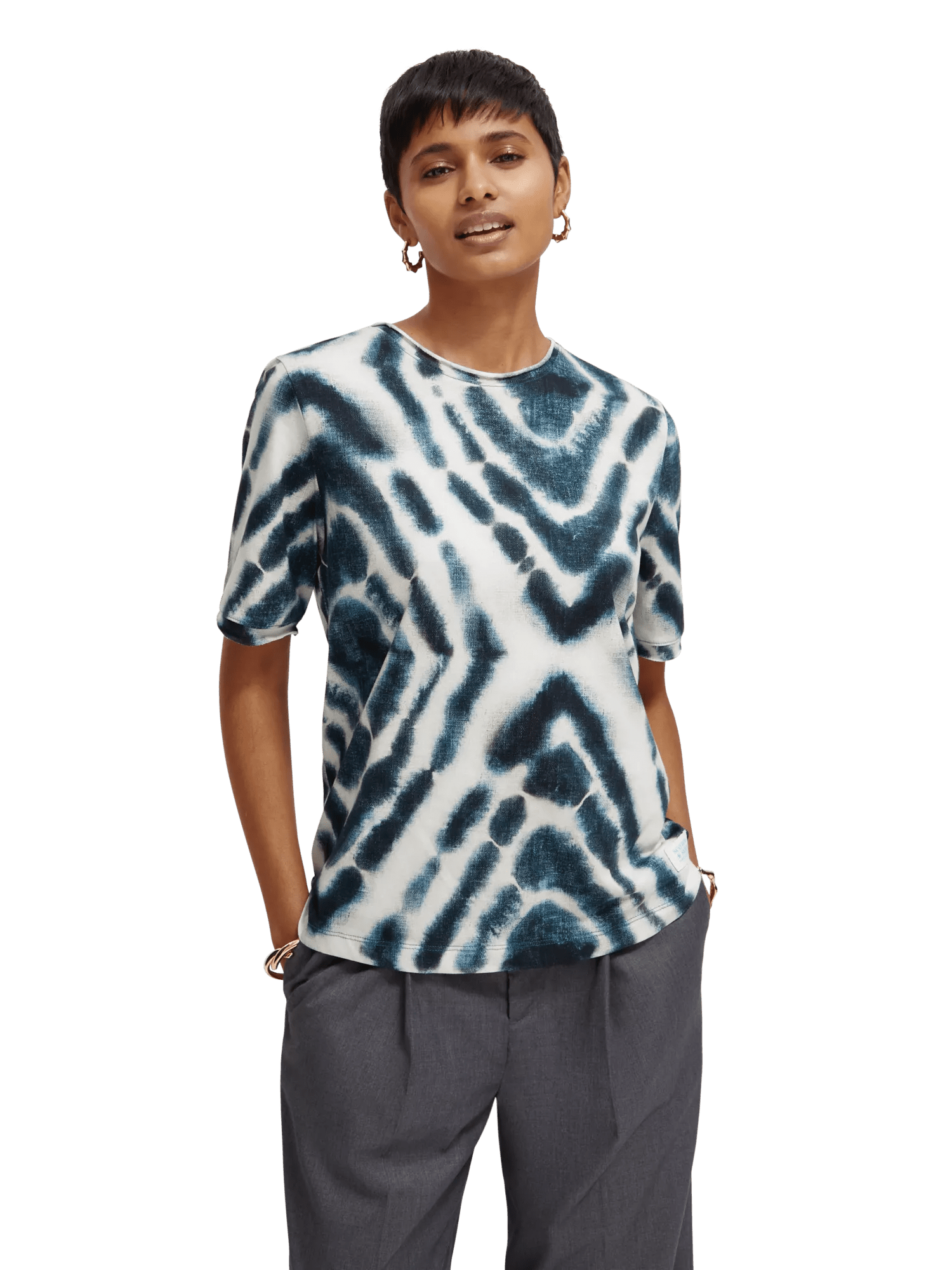 Scotch & Soda Relaxed fit printed T-shirt MDL-CRP