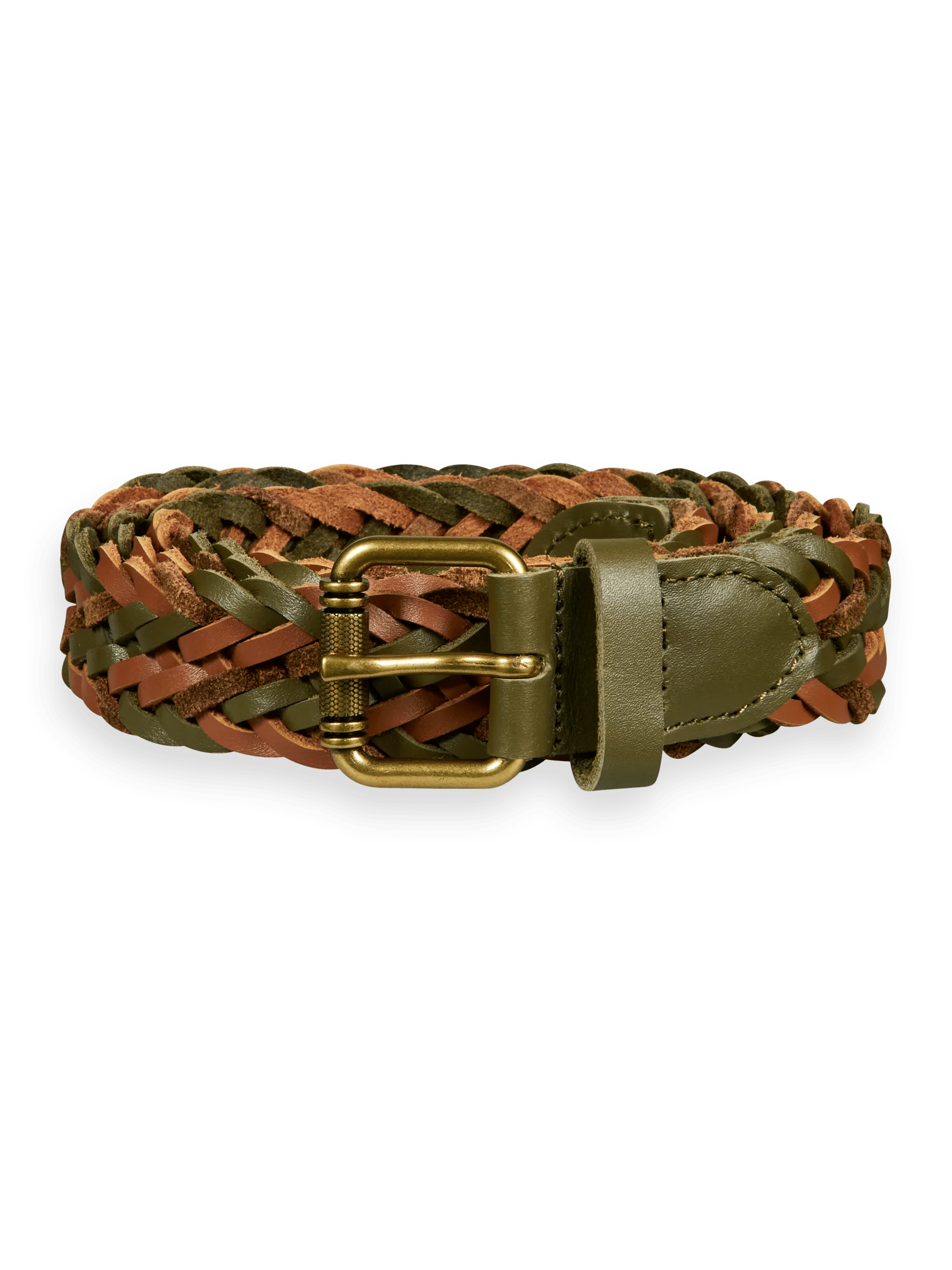 Scotch & Soda Braided leather belt FNT