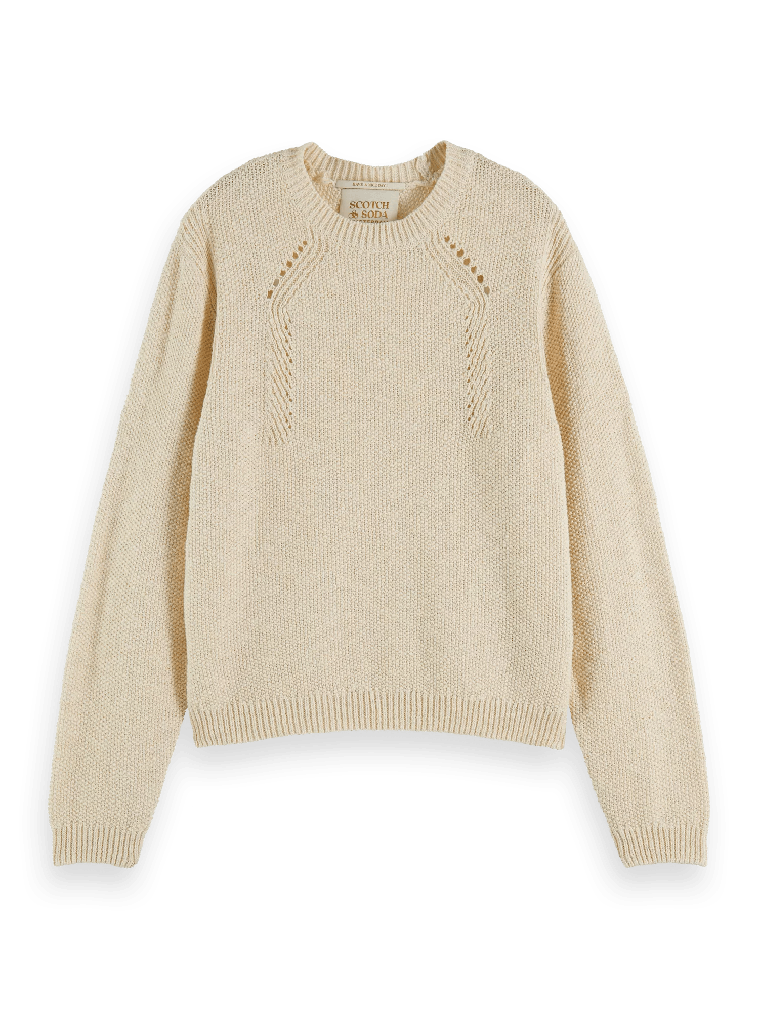 Scotch & Soda Knitted pointelle sweater FNT