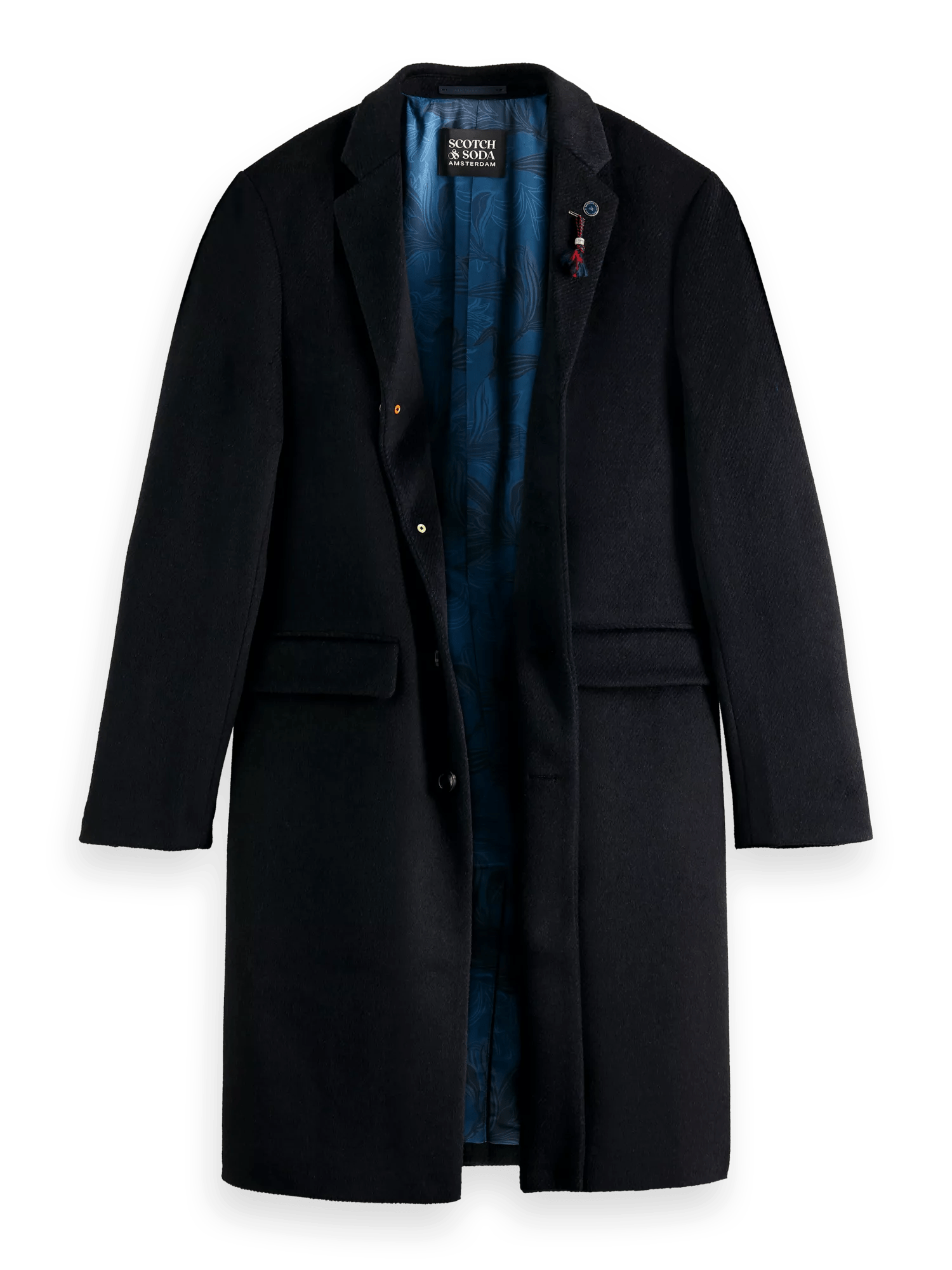 Scotch & Soda Classic wool-blend overcoat DTL1