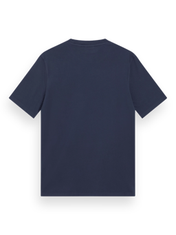 Scotch & Soda T-shirt met normale pasvorm en ronde hals BCK