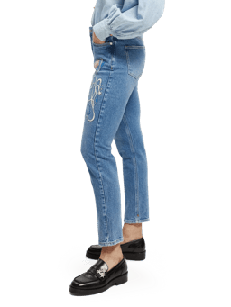 Scotch & Soda High Five high-rise slim fit jeans NHD-SDE