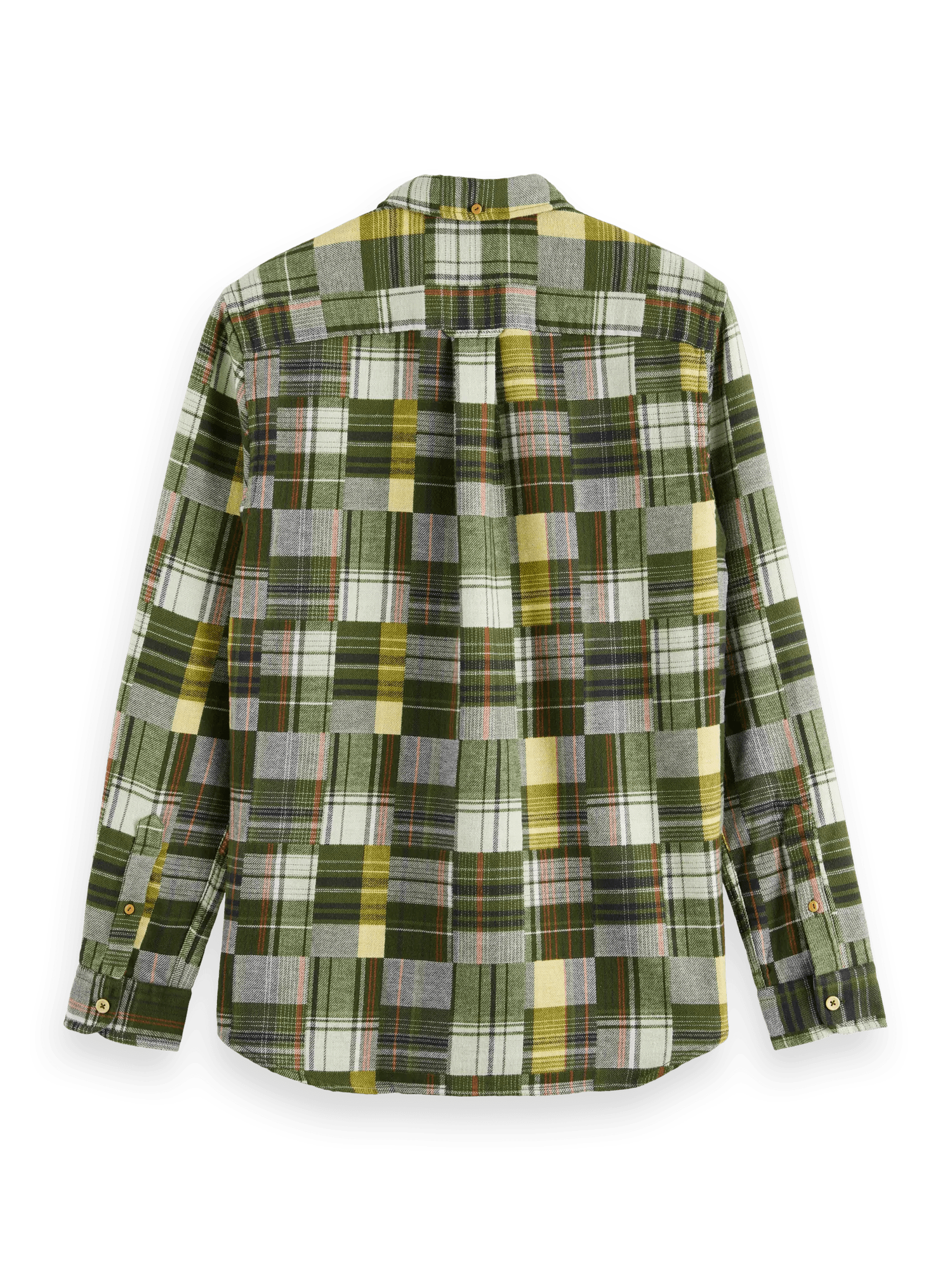 Scotch & Soda Checked flannel shirt BCK