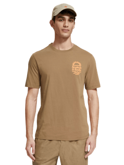 Scotch & Soda Grafik-T-Shirt mit normaler Passform MDL-CRP