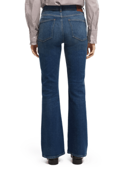 Scotch & Soda The Charm flared organic cotton jeans NHD-BCK
