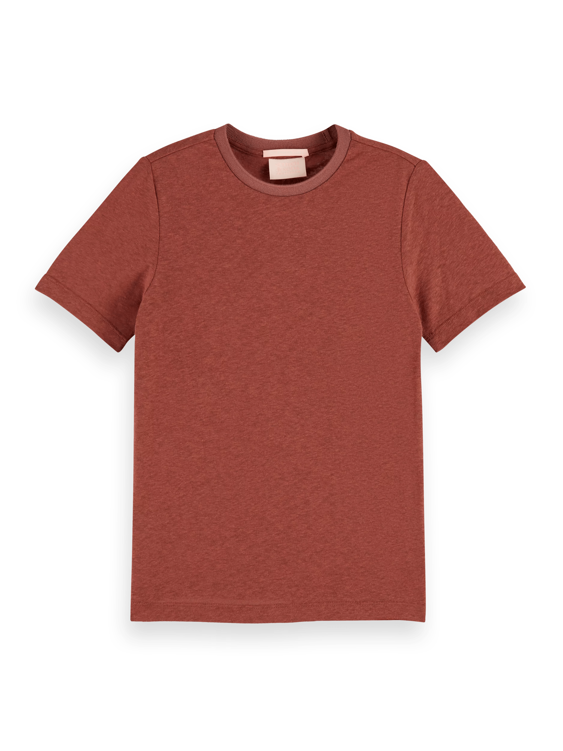 Scotch & Soda Slim-fit linen blend T-shirt FNT