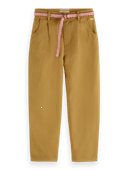 Scotch & Soda Linen-blended balloon fit trousers FNT