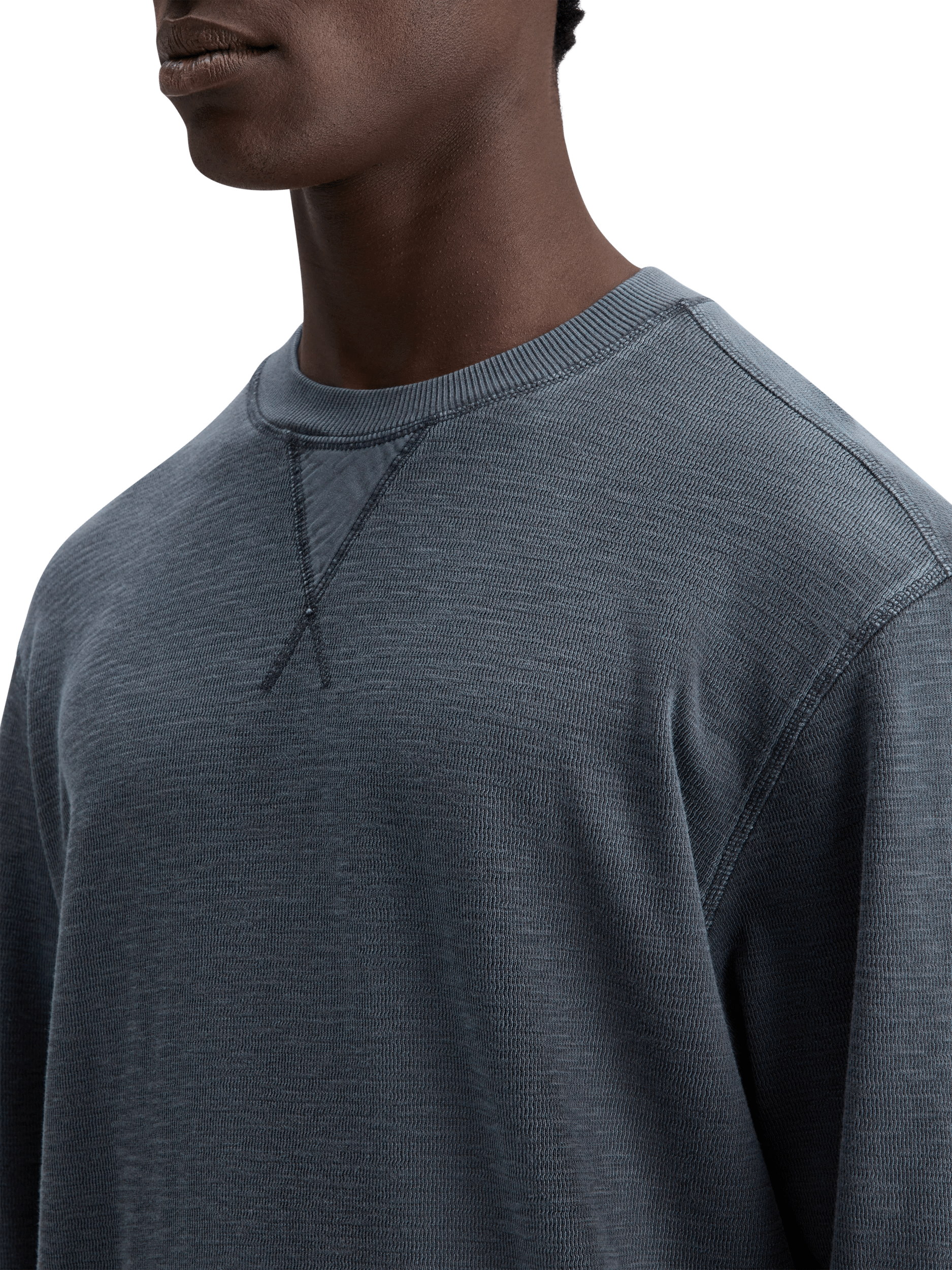 Scotch & Soda Garment-dyed crewneck sweatshirt MDL-DTL1