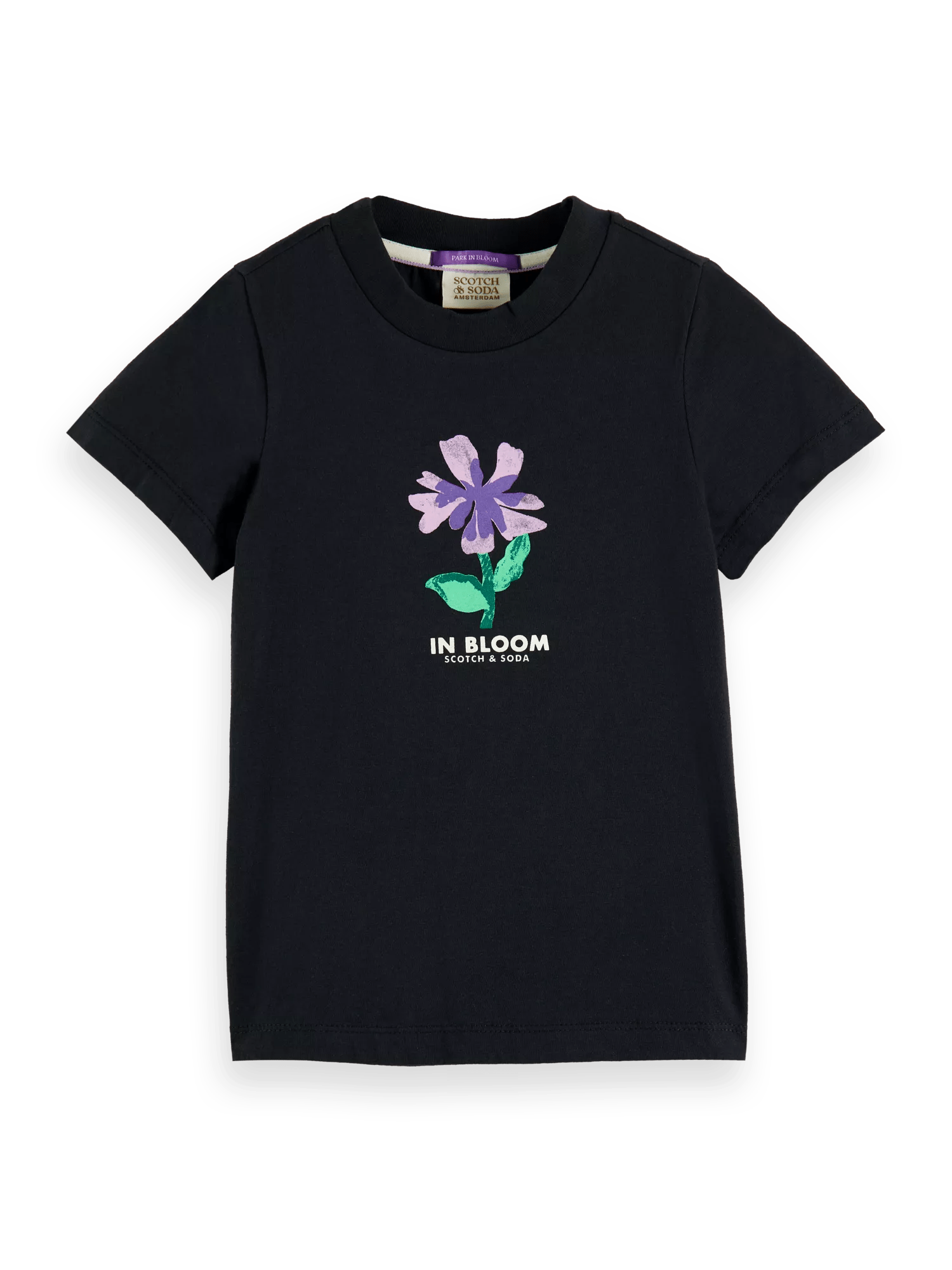 Scotch & Soda Slim fit T-shirt van biologisch katoen met artwork FNT