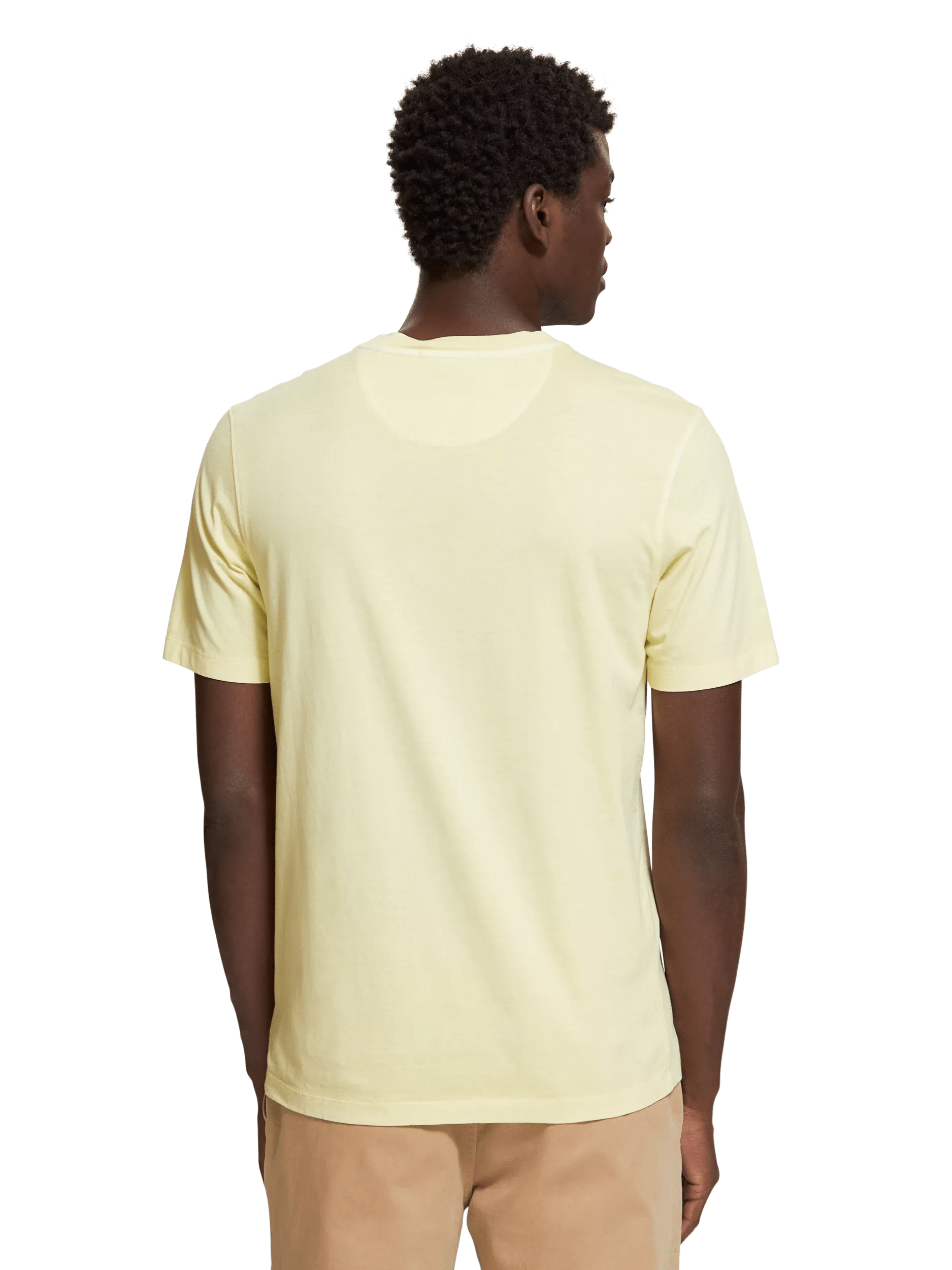 Scotch & Soda Garment-dyed logo T-Shirt MDL-BCK