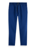 Scotch & Soda Fave regular tapered fit garment-dyed joggingbroek van een linnenmix NHD-CRP