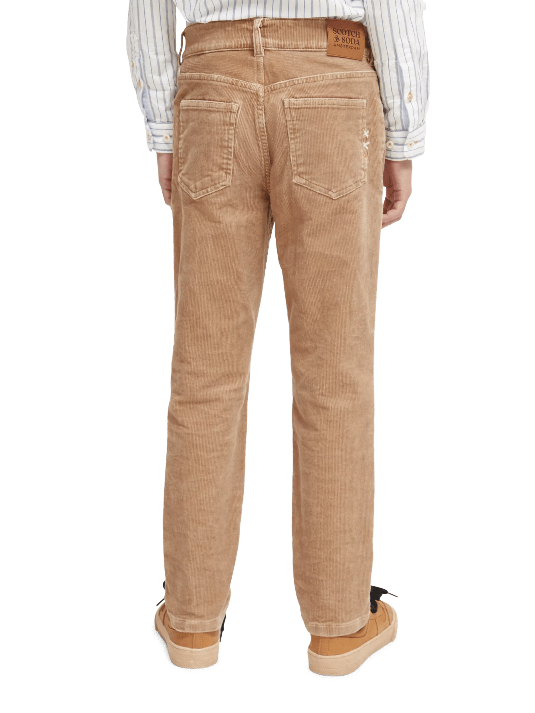 Scotch & Soda Dean loose tapered jeans in corduroy colours MDL-BCK
