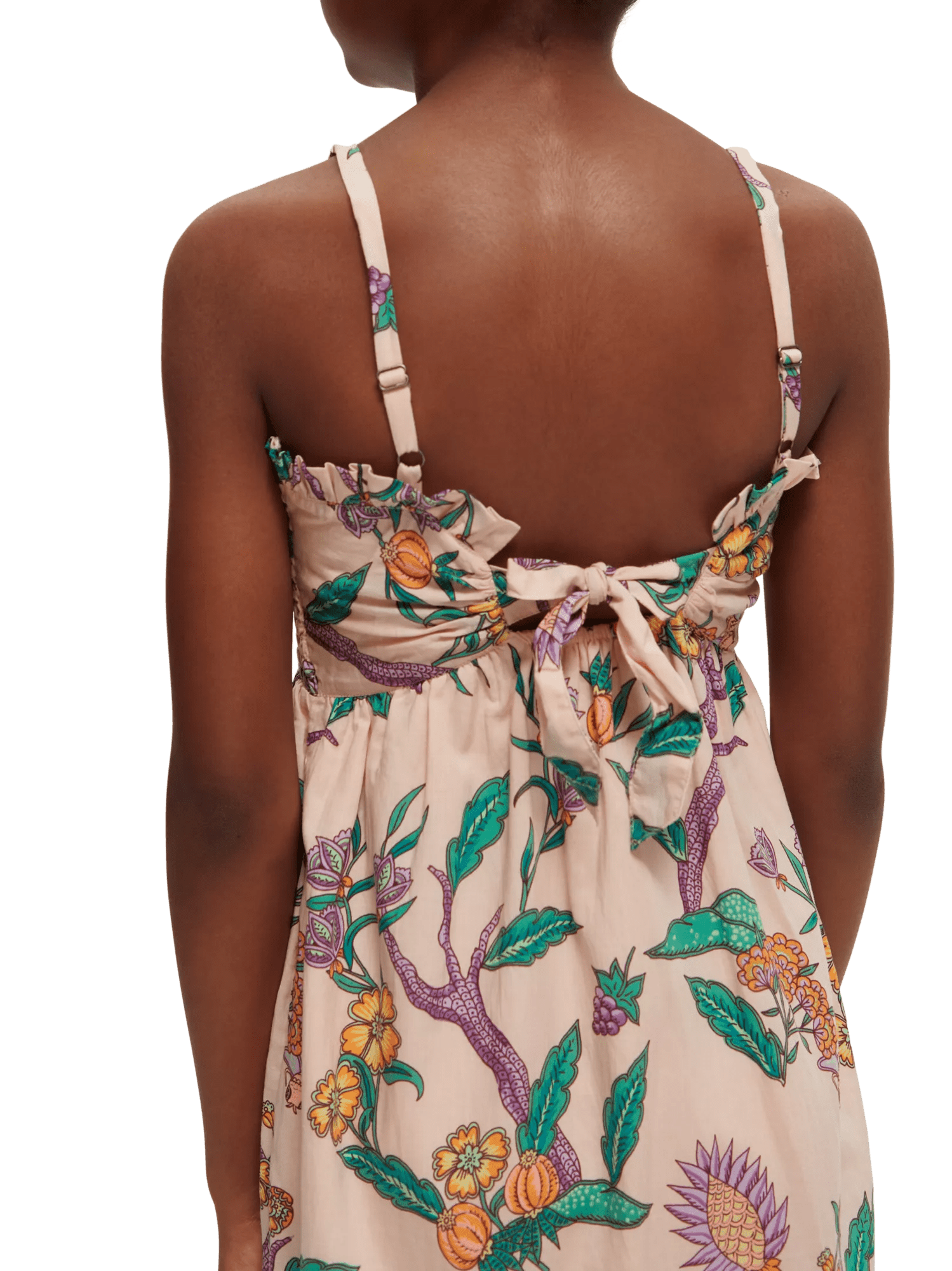 Scotch & Soda All-over printed smock detail dress NHD-DTL2