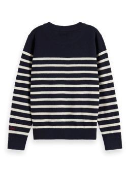 Scotch & Soda Classic yarn-dyed stripe pullover BCK