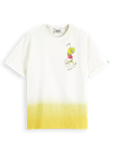 Scotch & Soda Dip-Dyed Summer artwork T-shirt NHD-CRP