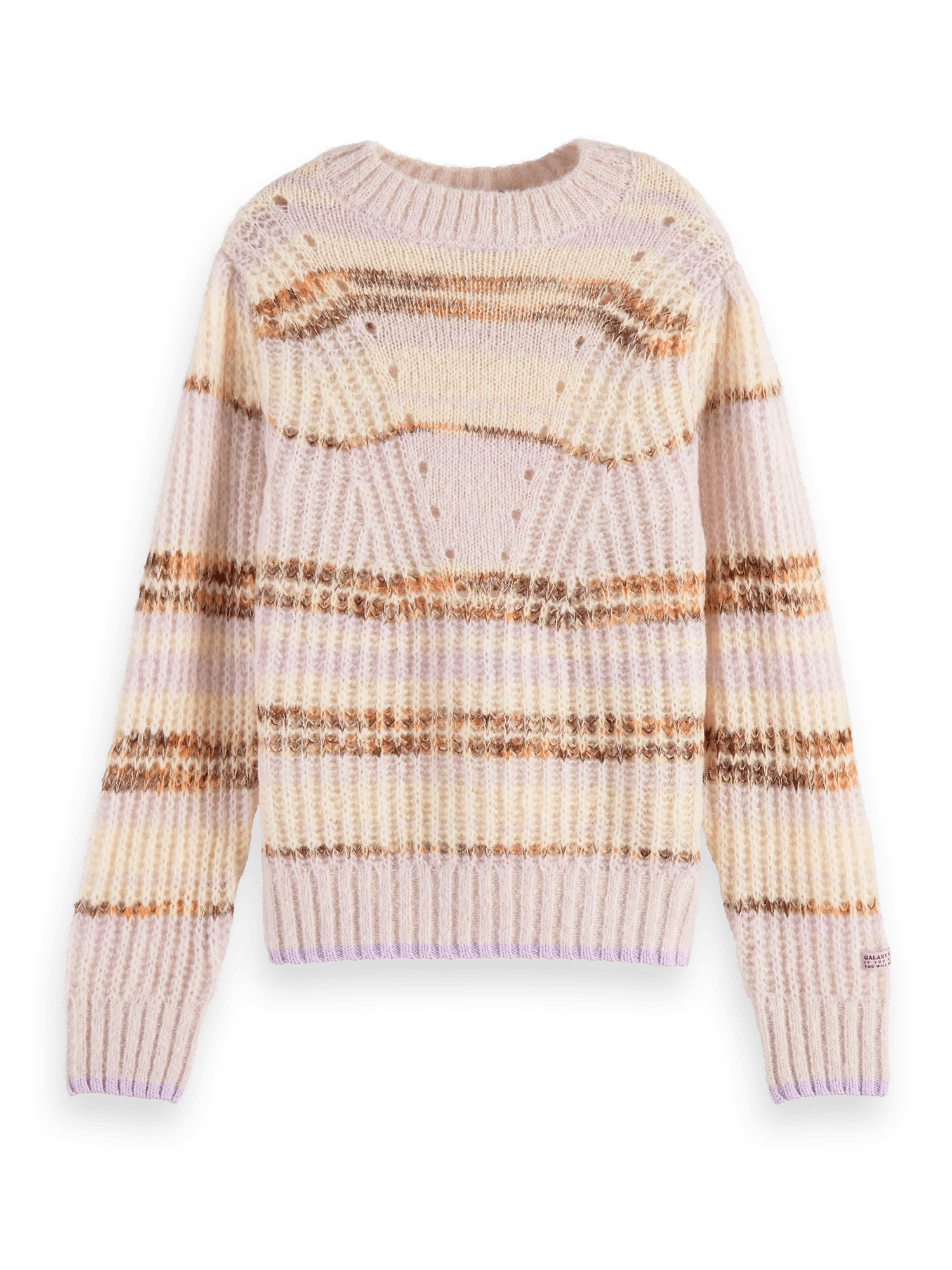 Scotch & Soda Striped rib-knitted sweater FNT