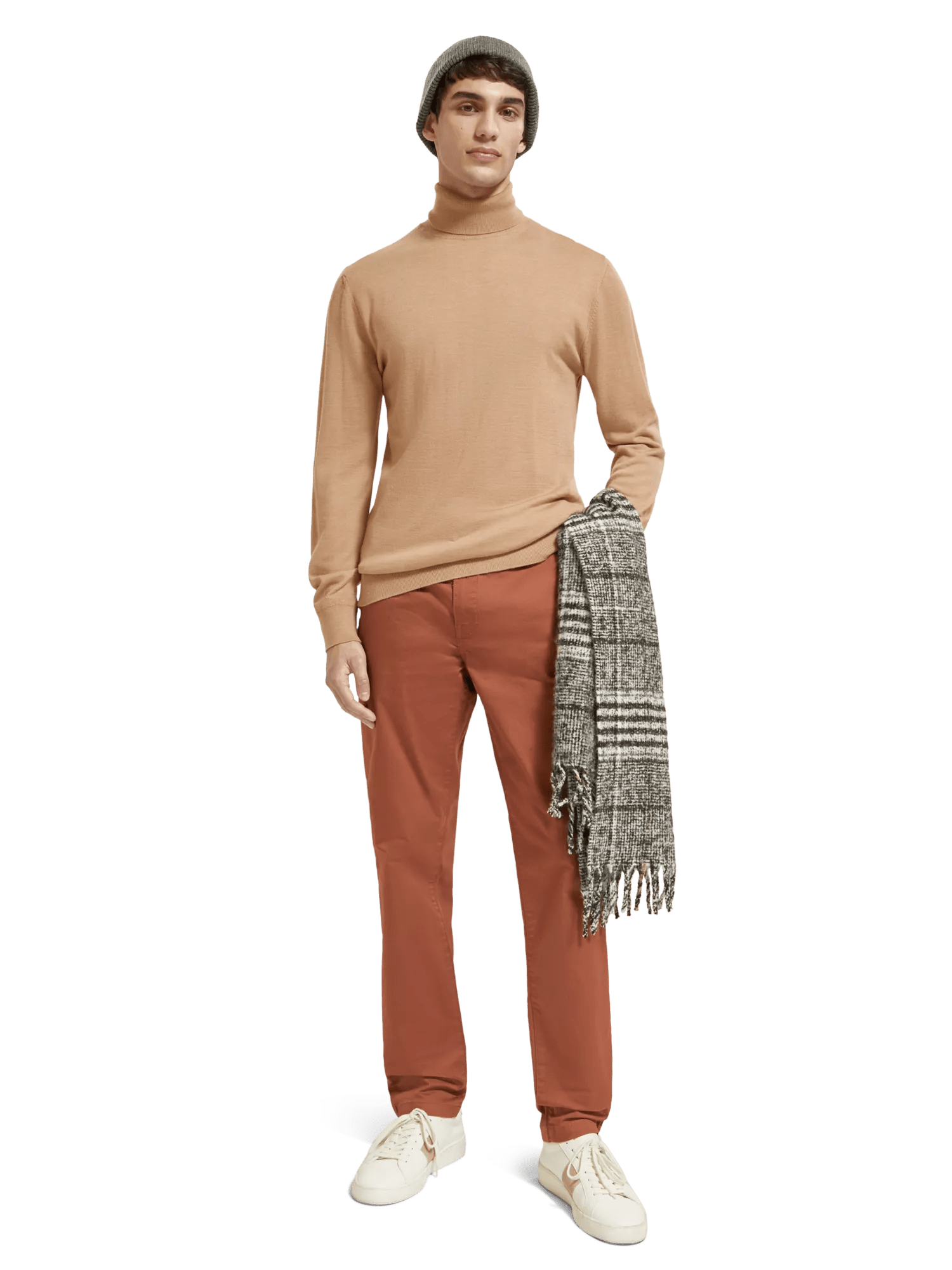 Scotch & Soda Merino wool turtleneck sweater MDL-FNT