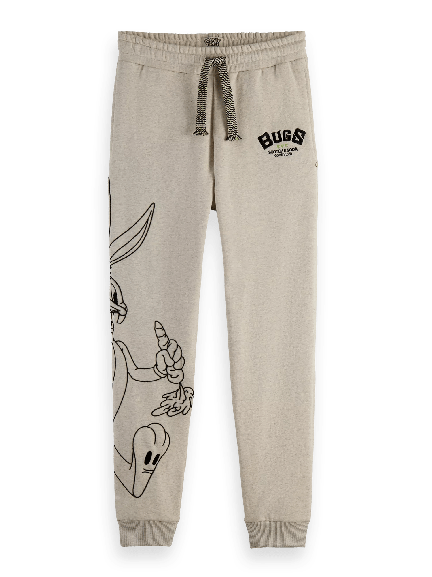 Scotch & Soda Bugs Bunny - Sweatpants with placement embroidery FNT