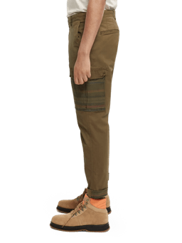 Scotch & Soda Loose tapered-fit garment-dyed cargo trousers NHD-SDE