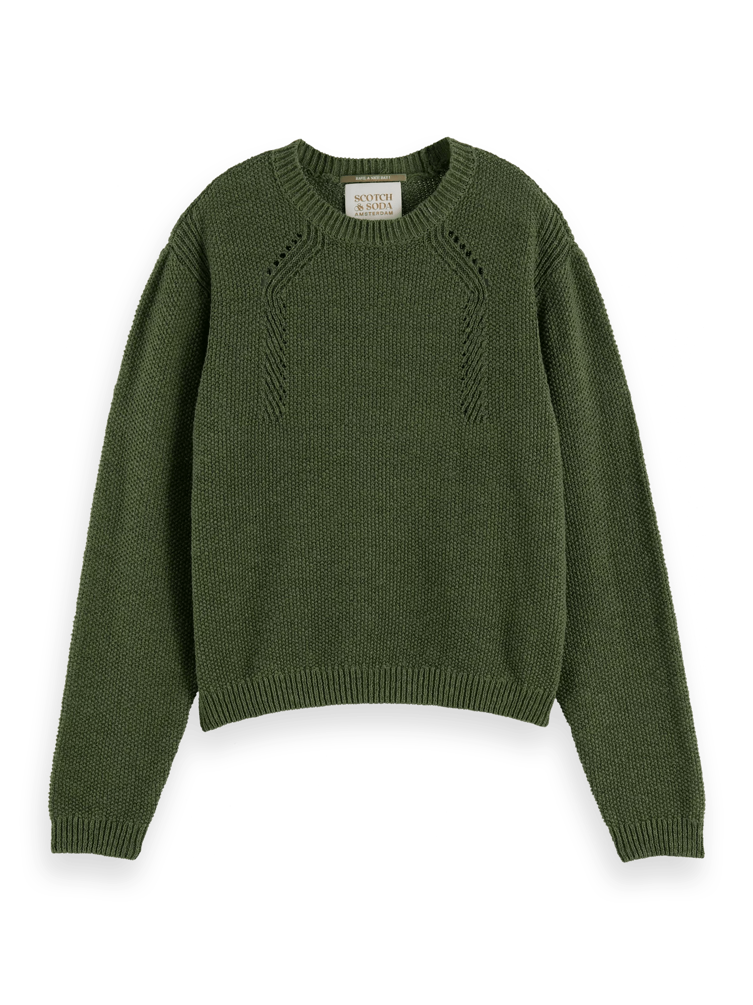 Scotch & Soda Knitted pointelle sweater FNT