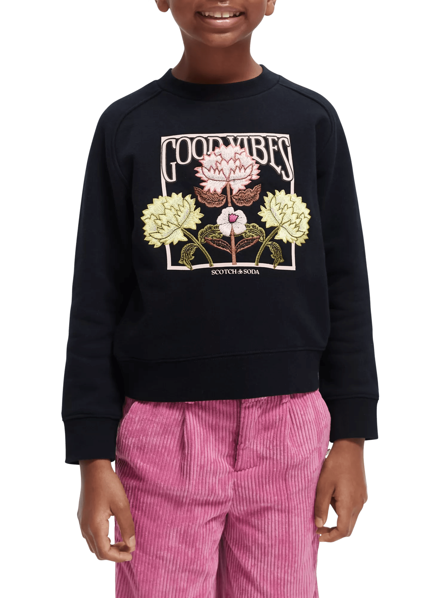 Scotch & Soda Relaxed fit sweater met artwork NHD-CRP