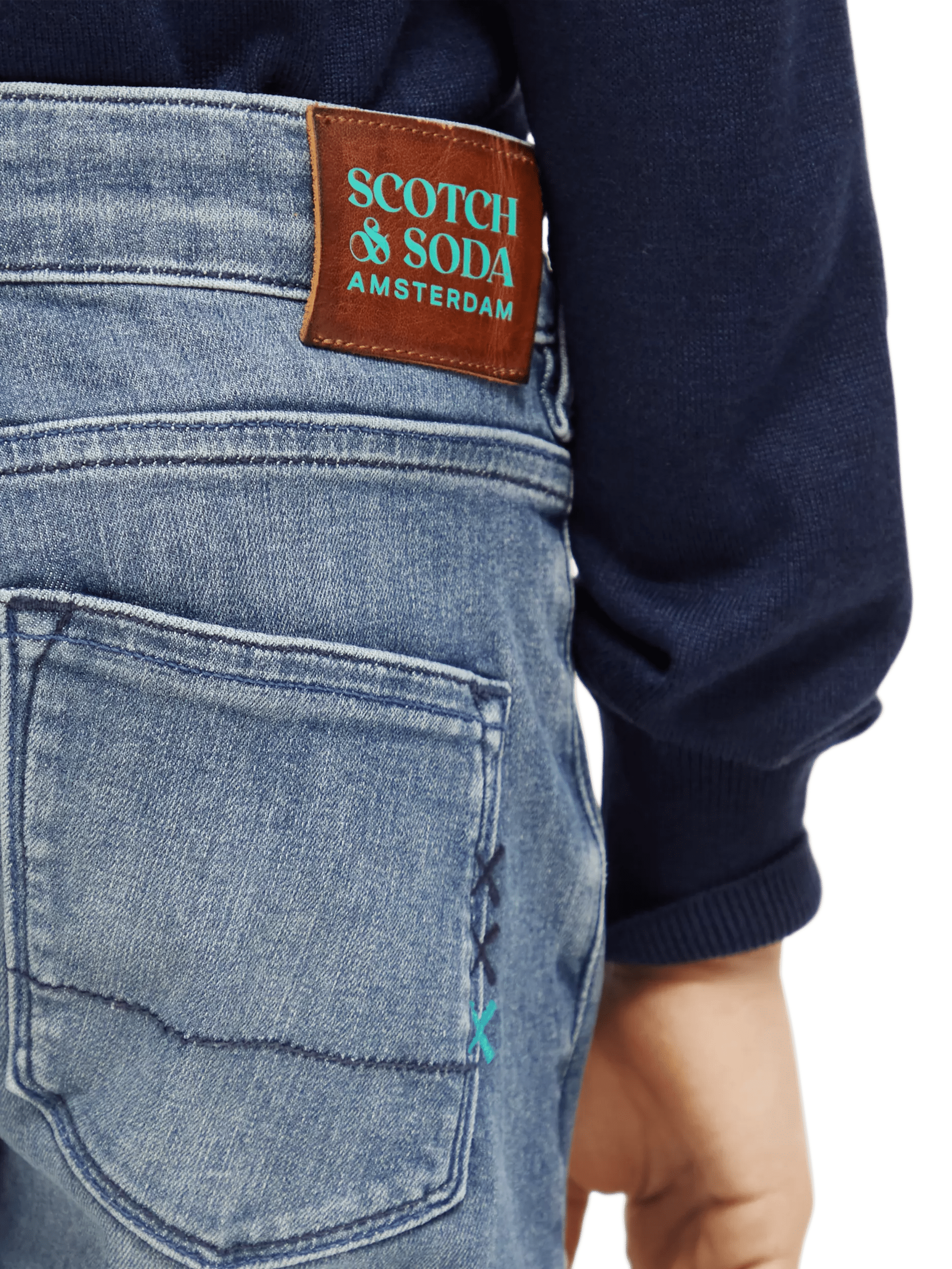 Scotch & Soda Tigger skinny fit jeans Electric Blue MDL-DTL1