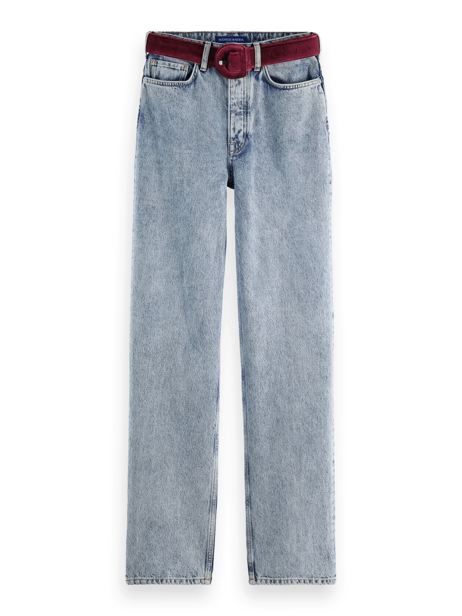 Scotch & Soda De Ripple high-rise jeans van biologisch katoen FNT