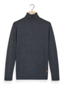 Scotch & Soda Merino wool turtleneck sweater MDL-CRP