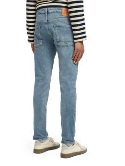 Scotch & Soda The Ralston Regular Slim Fit Jeans – Aqua Blue FIT-BCK