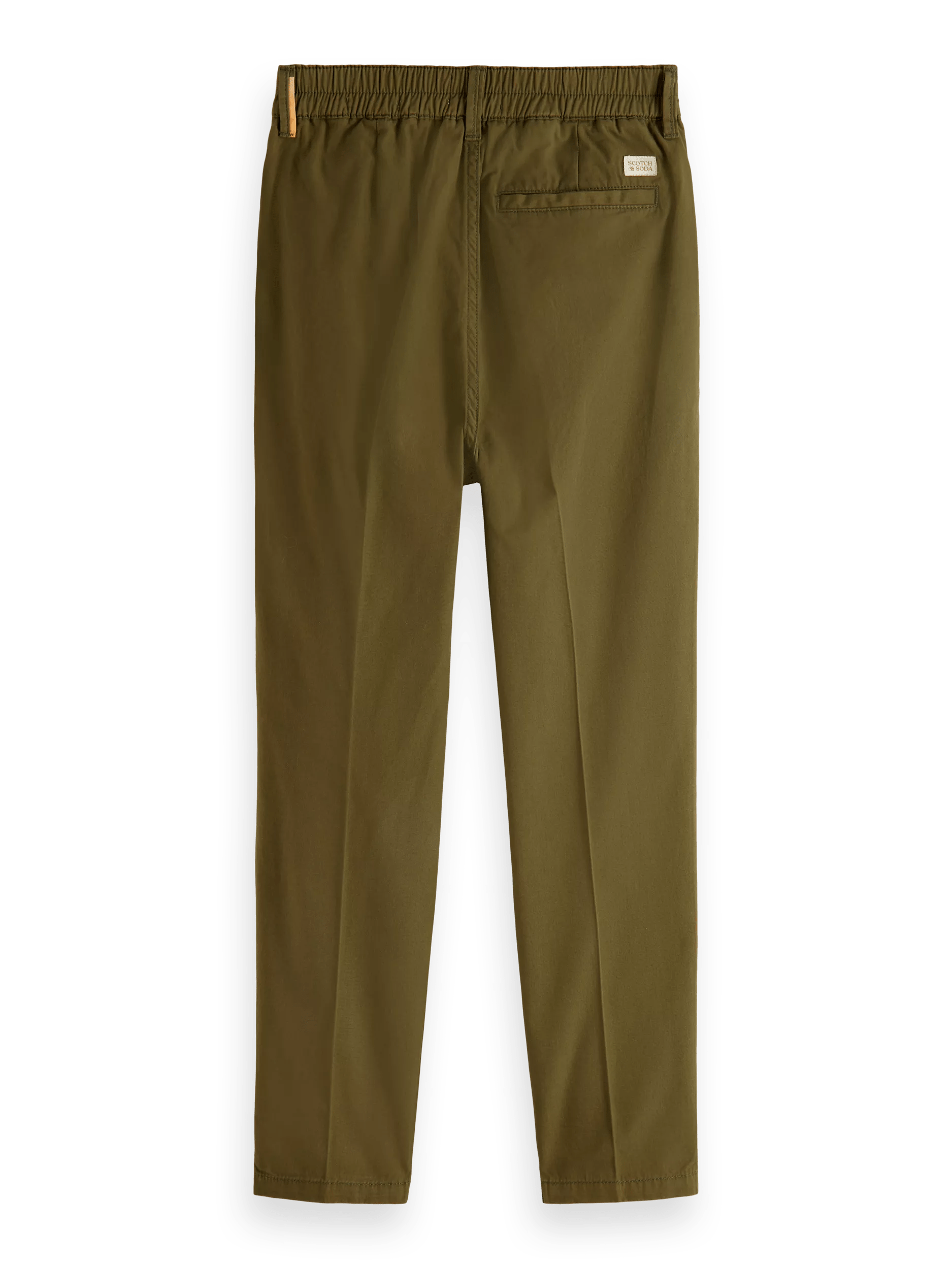 Scotch & Soda Loose-tapered fit pleated chino BCK