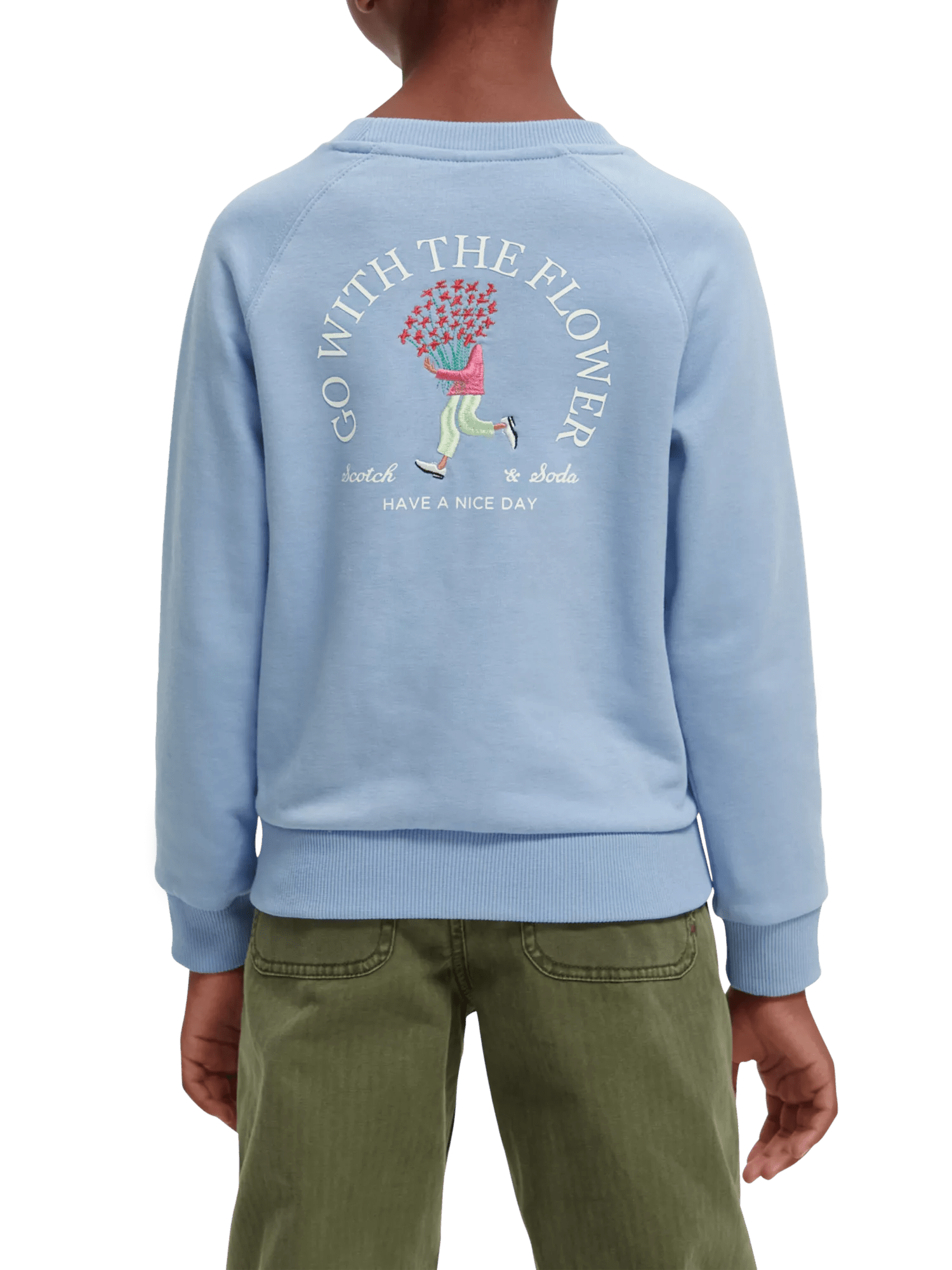 Scotch & Soda Regular-fit artwork sweatshirt NHD-BCK