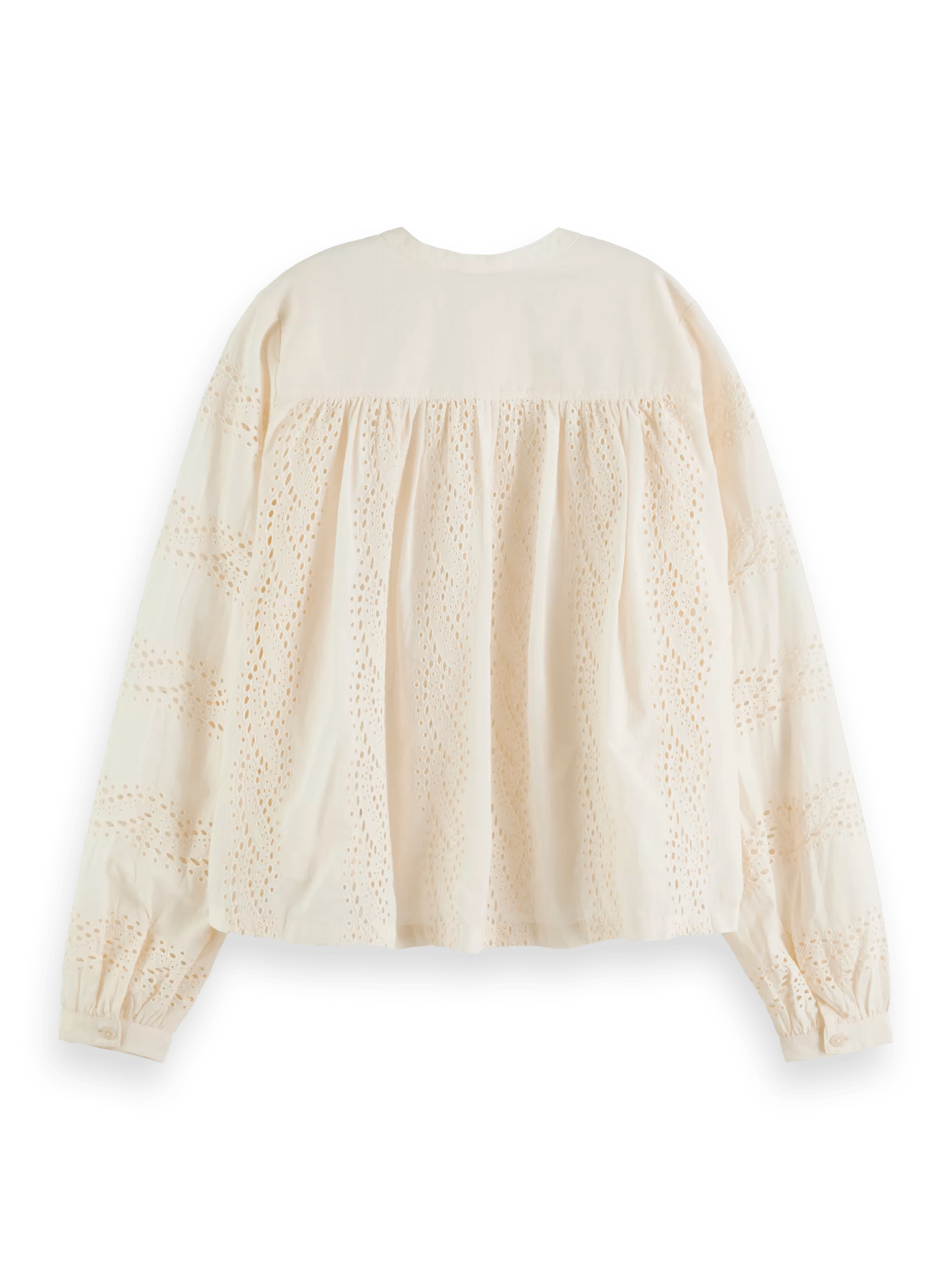 Scotch & Soda Broderie anglaise blouse BCK