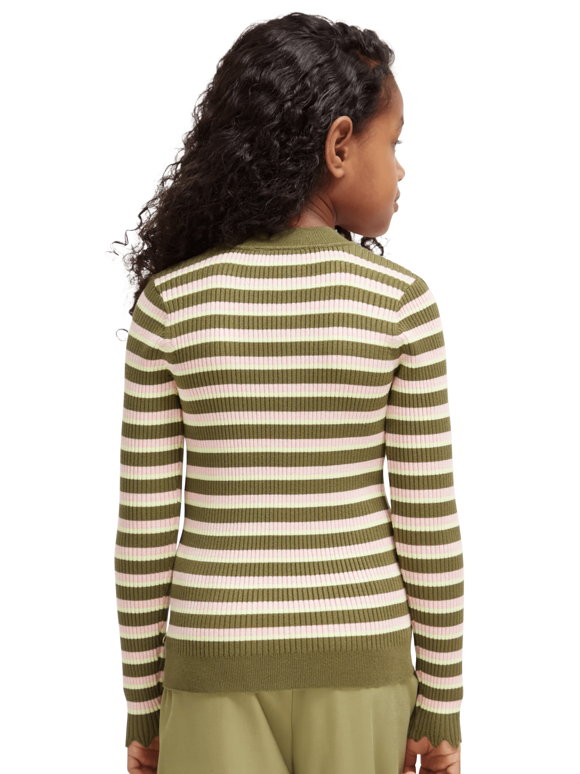 Scotch & Soda Slim fit rib-knitted sweater MDL-BCK