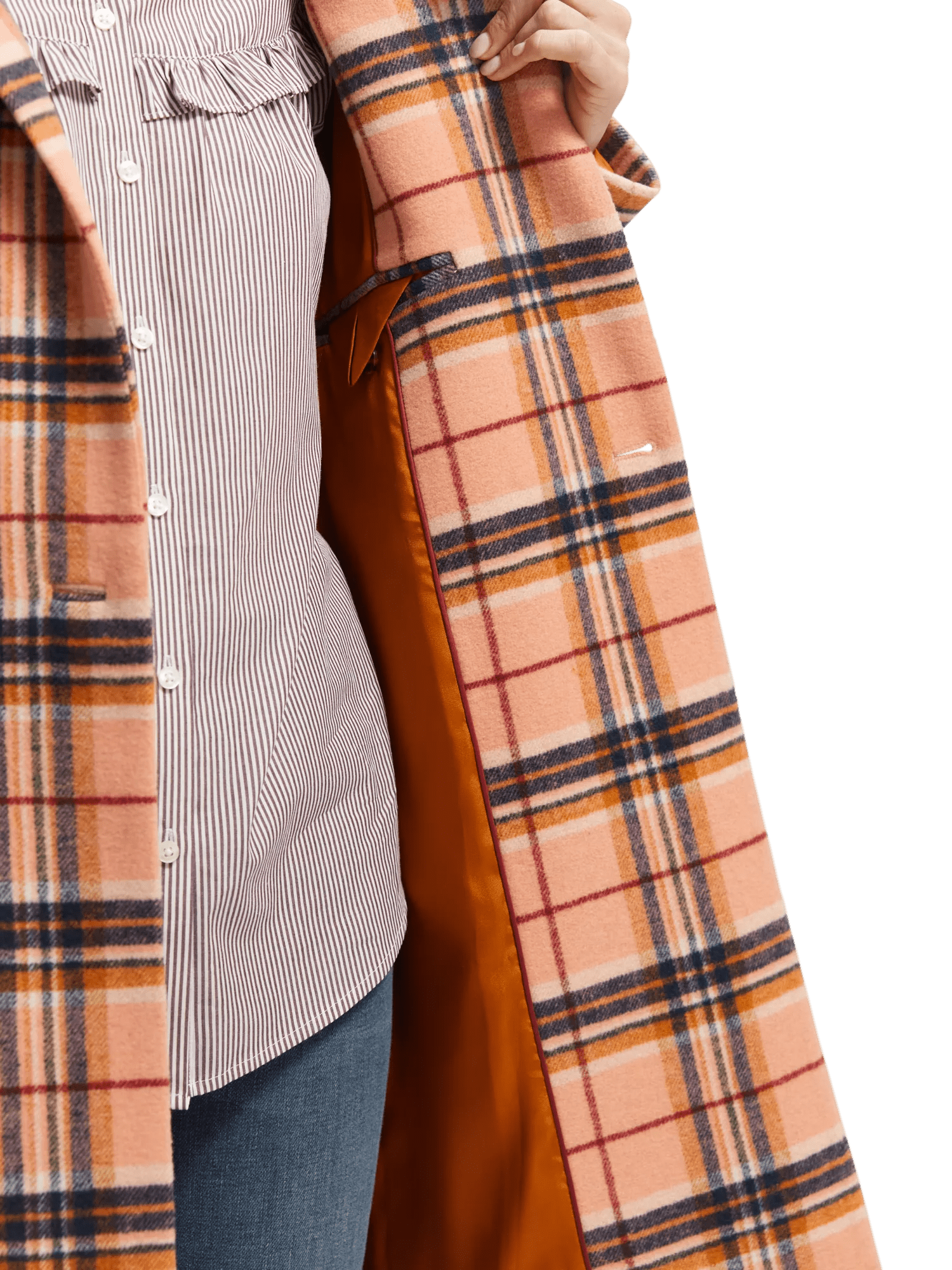 Scotch & Soda Tailored single-breasted wool-blended coat NHD-DTL2