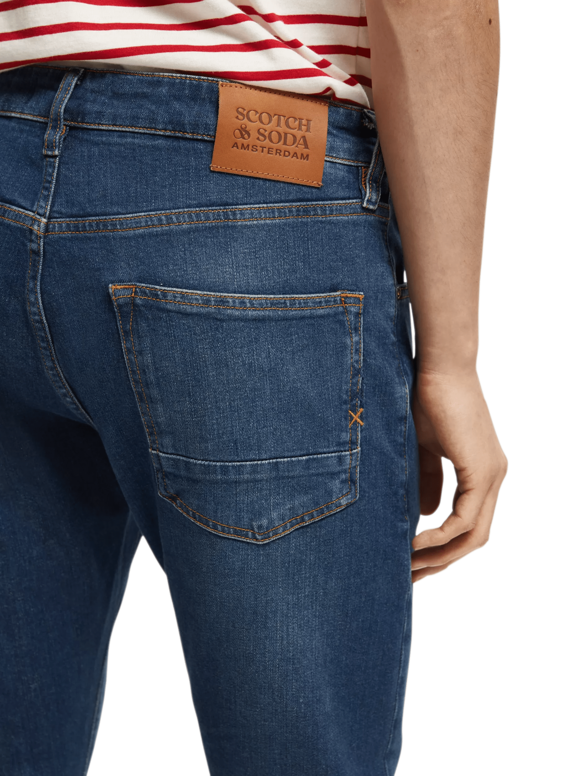Scotch & Soda The Ralston Regular Slim Fit Jeans aus Bio-Baumwolle FIT-DTL2