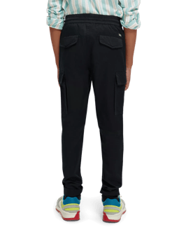 Scotch & Soda Loose tapered fit - Organic Cotton cargo pants NHD-BCK
