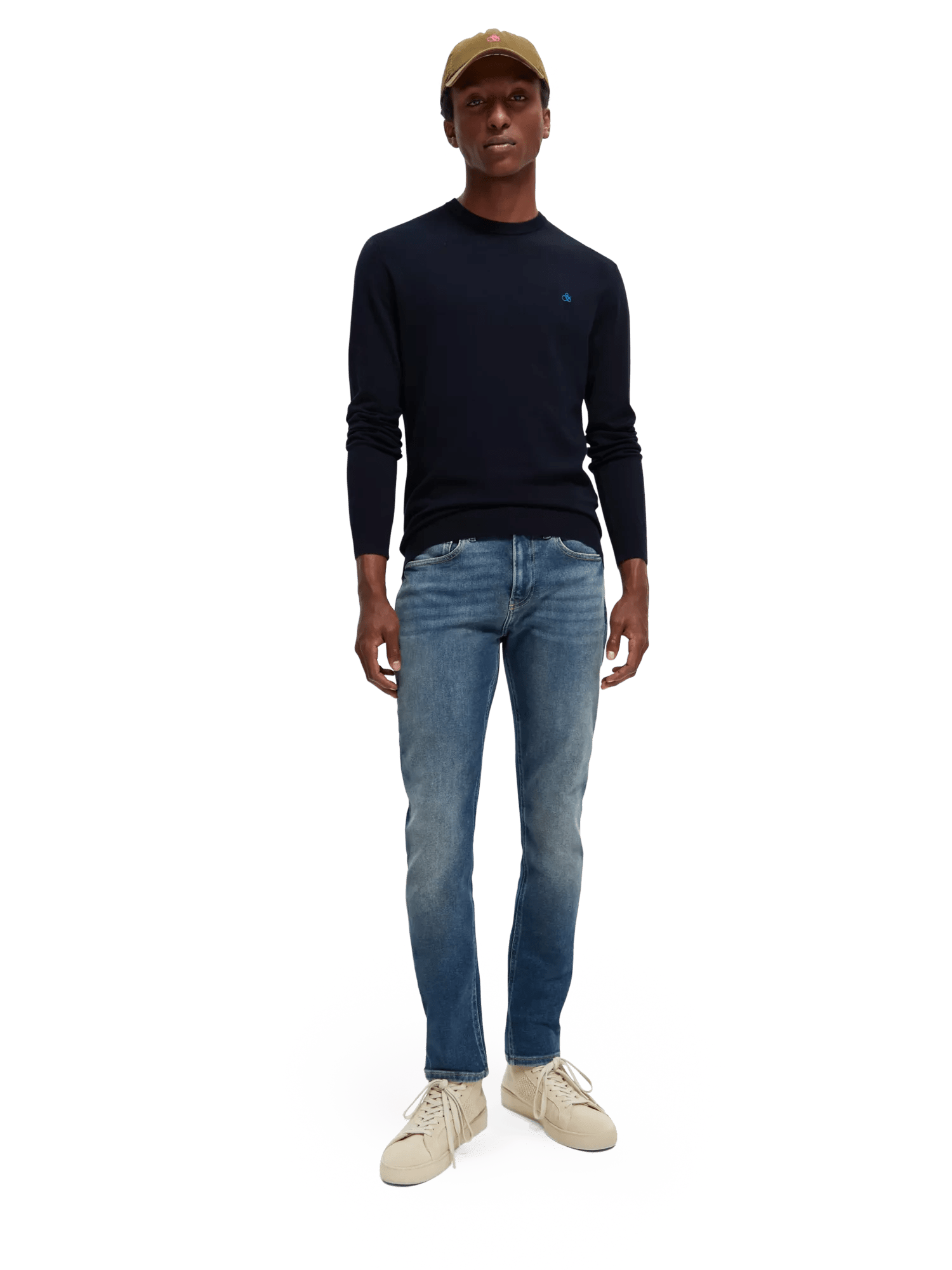 Scotch & Soda Seasonal Essentials Skim super slim jeans  — Everywhere Blue MDL-FNT
