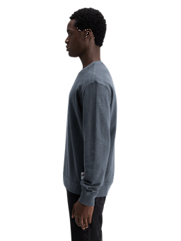Scotch & Soda Garment-dyed crewneck sweatshirt MDL-SDE